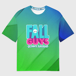 Футболка оверсайз мужская FALL GUYS, цвет: 3D-принт