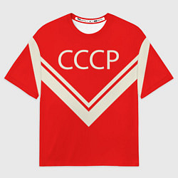 Мужская футболка оверсайз СССР хоккейная форма