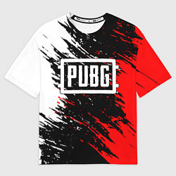 Футболка оверсайз мужская PUBG, цвет: 3D-принт