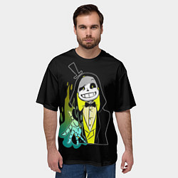 Футболка оверсайз мужская UNDERTALE, цвет: 3D-принт — фото 2