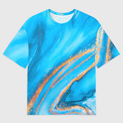 Футболка оверсайз мужская Краски, цвет: 3D-принт
