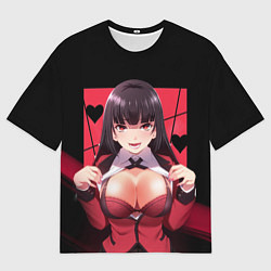 Мужская футболка оверсайз Юмэко Джабами Безумный азарт