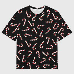 Мужская футболка оверсайз Christmas Candy