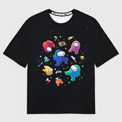 Футболка оверсайз мужская Among Us, цвет: 3D-принт