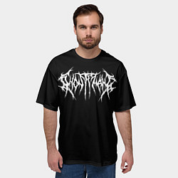 Футболка оверсайз мужская GHOSTEMANE НА СПИНЕ, цвет: 3D-принт — фото 2