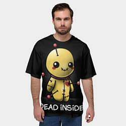 Футболка оверсайз мужская DEAD INSIDE, цвет: 3D-принт — фото 2