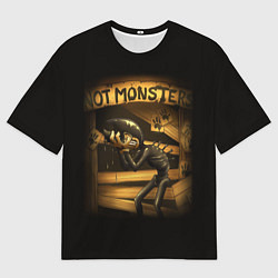 Мужская футболка оверсайз Bendy And The Ink Machine