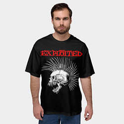Футболка оверсайз мужская The Exploited, цвет: 3D-принт — фото 2