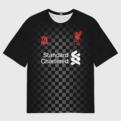 Футболка оверсайз мужская LIVERPOOL резервная 2021, цвет: 3D-принт
