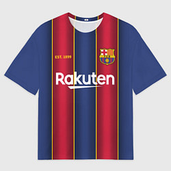 Футболка оверсайз мужская BARCELONA 2021 - ДОМАШНЯЯ, цвет: 3D-принт
