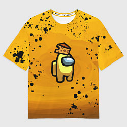 Футболка оверсайз мужская Among Us Cheese Z, цвет: 3D-принт