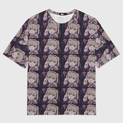 Футболка оверсайз мужская Кирари Момобами Неко, цвет: 3D-принт