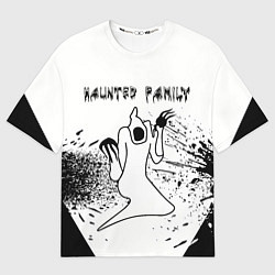 Футболка оверсайз мужская KIZARU: HAUNTED FAMILY, цвет: 3D-принт