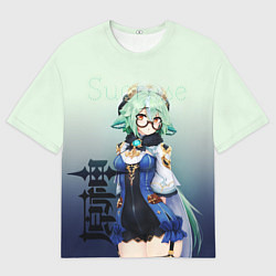 Футболка оверсайз мужская Sucrose, цвет: 3D-принт