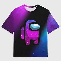 Мужская футболка оверсайз AMONG US - КОСМОС