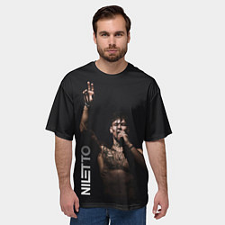 Футболка оверсайз мужская NILETTO, цвет: 3D-принт — фото 2