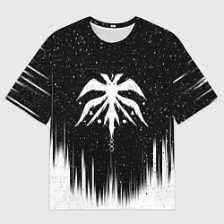 Футболка оверсайз мужская Башня бога Крылатое древо Z, цвет: 3D-принт