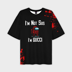 Мужская футболка оверсайз Among Us Gucci