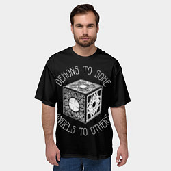 Футболка оверсайз мужская Lemarshans box, цвет: 3D-принт — фото 2