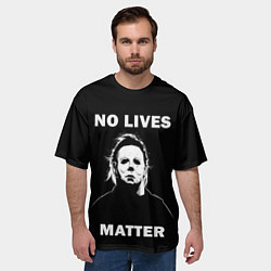 Футболка оверсайз мужская MICHAEL MYERS, цвет: 3D-принт — фото 2