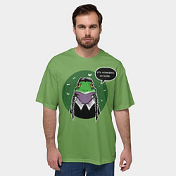 Футболка оверсайз мужская Среда, чуваки, цвет: 3D-принт — фото 2