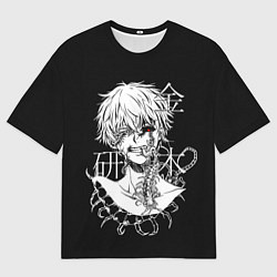 Футболка оверсайз мужская Ken and scolopendra, цвет: 3D-принт