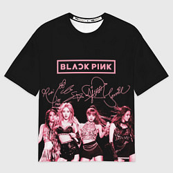 Футболка оверсайз мужская BLACKPINK, цвет: 3D-принт