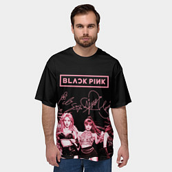 Футболка оверсайз мужская BLACKPINK, цвет: 3D-принт — фото 2