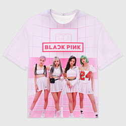 Футболка оверсайз мужская BLACKPINK, цвет: 3D-принт