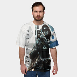 Футболка оверсайз мужская DESTINY, HUNTER, цвет: 3D-принт — фото 2