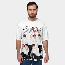 Футболка оверсайз мужская STRAY KIDS, цвет: 3D-принт — фото 2