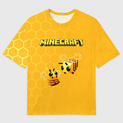 Футболка оверсайз мужская Minecraft, цвет: 3D-принт