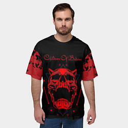 Футболка оверсайз мужская Children of Bodom Blood Z, цвет: 3D-принт — фото 2