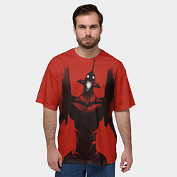 Футболка оверсайз мужская Евангилион, цвет: 3D-принт — фото 2