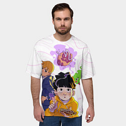 Футболка оверсайз мужская Моб Психо 100, цвет: 3D-принт — фото 2