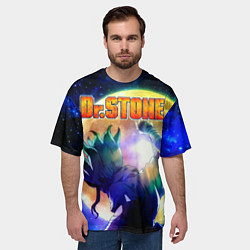 Футболка оверсайз мужская Доктор Стоун, цвет: 3D-принт — фото 2