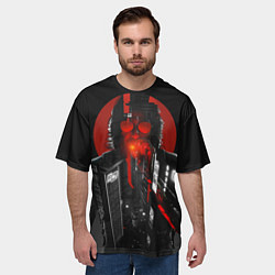 Футболка оверсайз мужская Cyberpunk 2077 Джонни, цвет: 3D-принт — фото 2