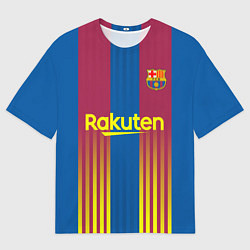 Футболка оверсайз мужская FC Barcelona El Clasico La Liga 202122, цвет: 3D-принт