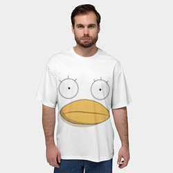 Футболка оверсайз мужская Gintama Гинтама, цвет: 3D-принт — фото 2