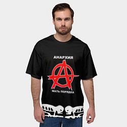 Футболка оверсайз мужская ГРАЖДАНСКАЯ ОБОРОНА,, цвет: 3D-принт — фото 2