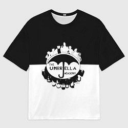 Мужская футболка оверсайз Академия амбрелла