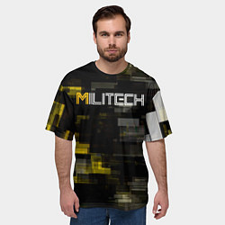 Футболка оверсайз мужская MILITECH камуфляж Cyberpunk 2077, цвет: 3D-принт — фото 2