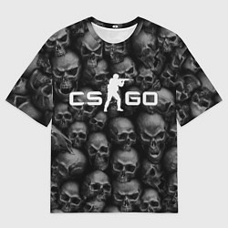 Мужская футболка оверсайз CS:GO Catacombs Катакомбы