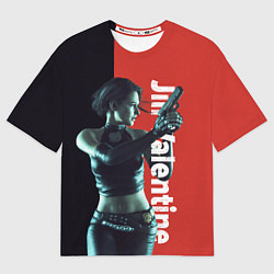 Футболка оверсайз мужская RE3 Jill Valentine, цвет: 3D-принт