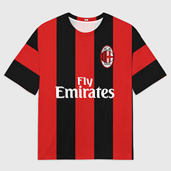 Футболка оверсайз мужская Форма Милан Бекхэм, цвет: 3D-принт