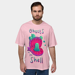 Футболка оверсайз мужская Призрак в доспехах, цвет: 3D-принт — фото 2