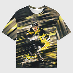 Футболка оверсайз мужская ЕВГЕНИЙ МАЛКИН, цвет: 3D-принт