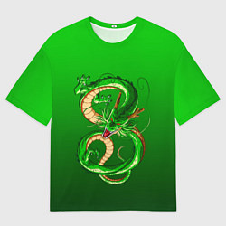 Футболка оверсайз мужская Земляной анимешный дракон, цвет: 3D-принт