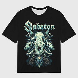 Мужская футболка оверсайз Sabaton
