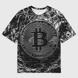 Мужская футболка оверсайз БИТКОИН BITCOIN